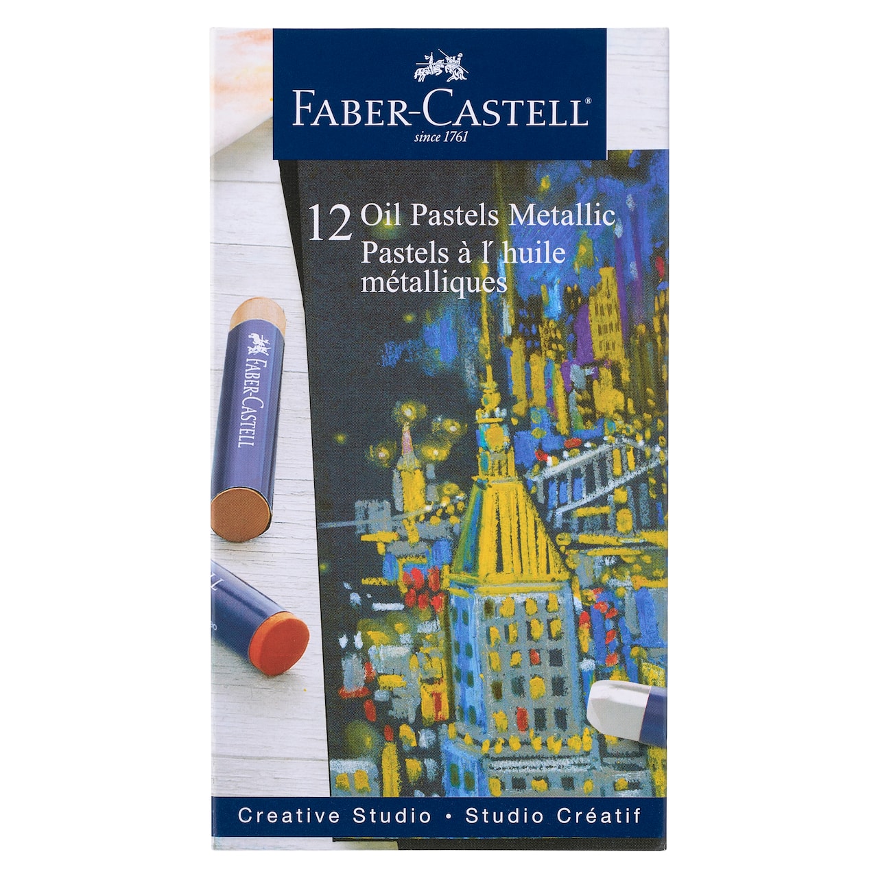 12 Packs: 12 ct. (144 total) Faber-Castell® Metallic Oil Pastels